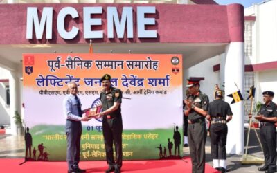 Lt. Col (Retd.) Bandla Ankaiah has been honored with the Commendation Card (Seva Medal)